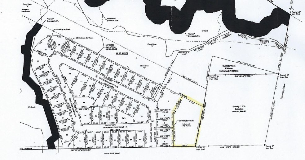 1537 Dove Park Rd, Mandeville, LA à louer - Plan de site - Image 1 de 1