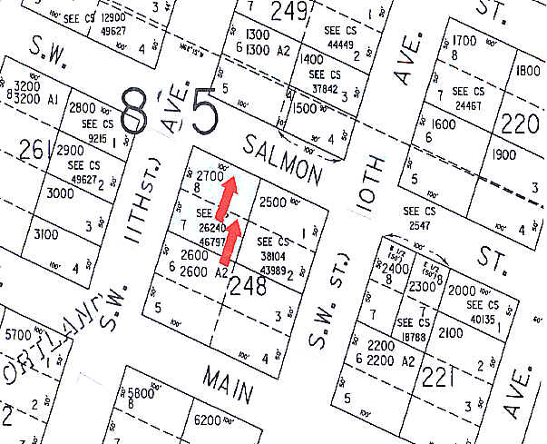 1022 SW Salmon St, Portland, OR à louer - Plan cadastral - Image 2 de 5