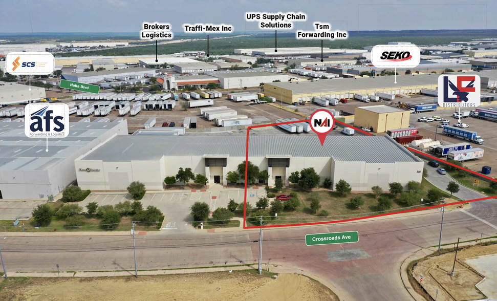 318 Crossroads St, Laredo, TX for lease - Aerial - Image 1 of 5