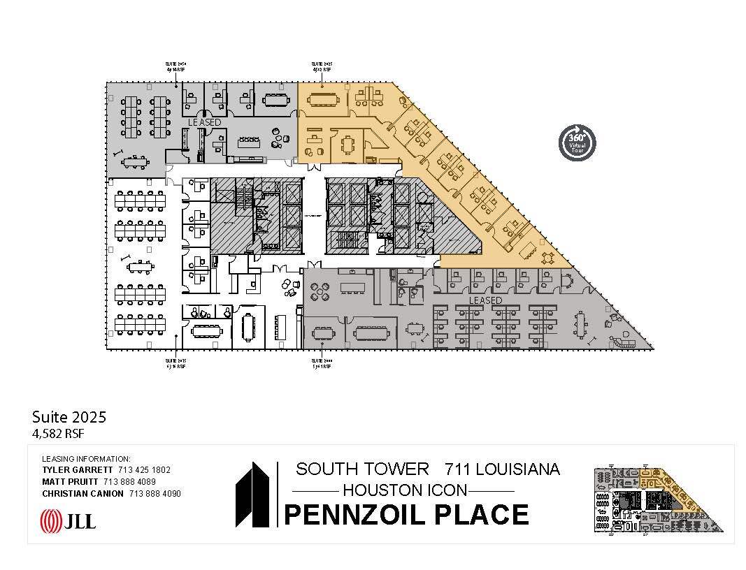 711 Louisiana St, Houston, TX for lease Floor Plan- Image 1 of 1