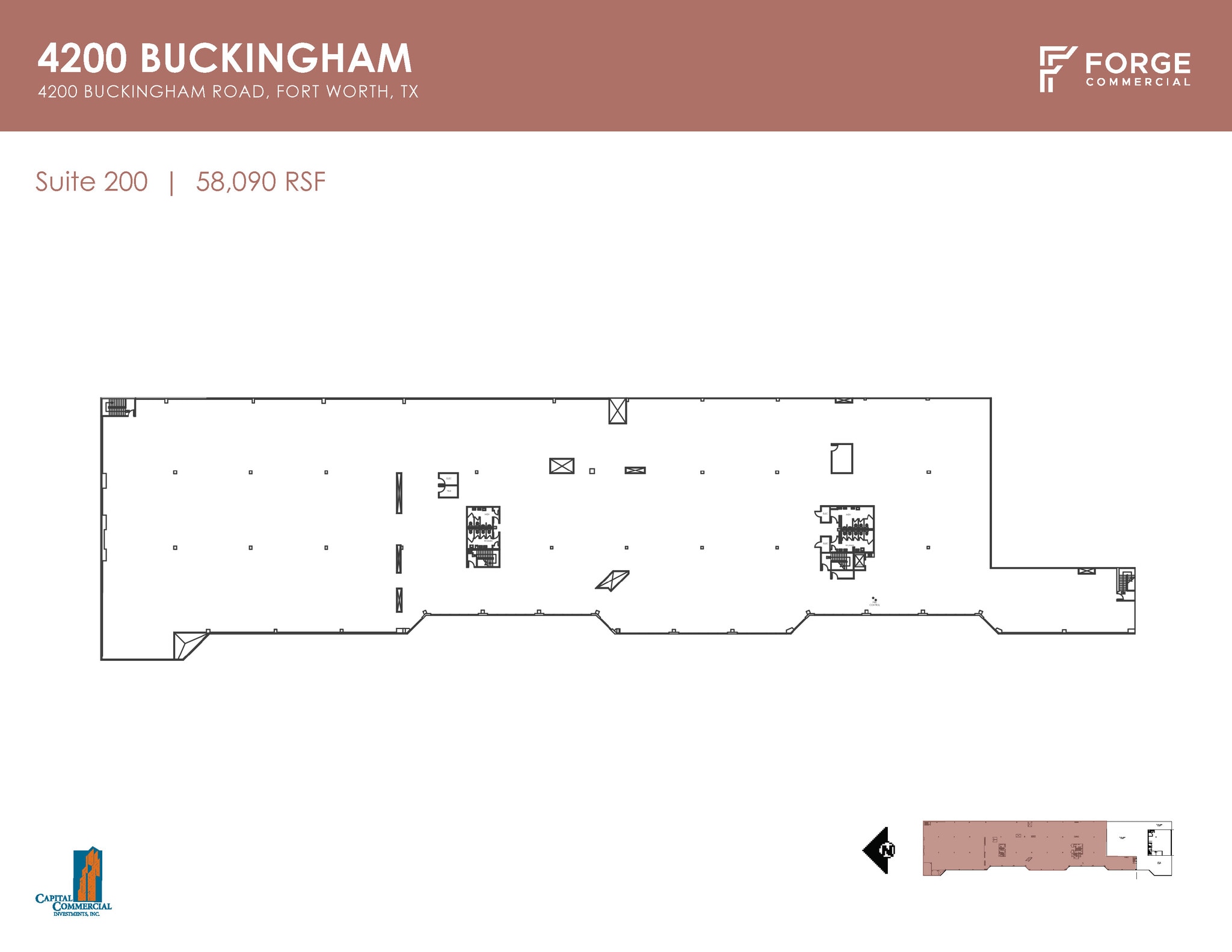4200 Buckingham Rd, Fort Worth, TX à louer Plan d’étage- Image 1 de 1