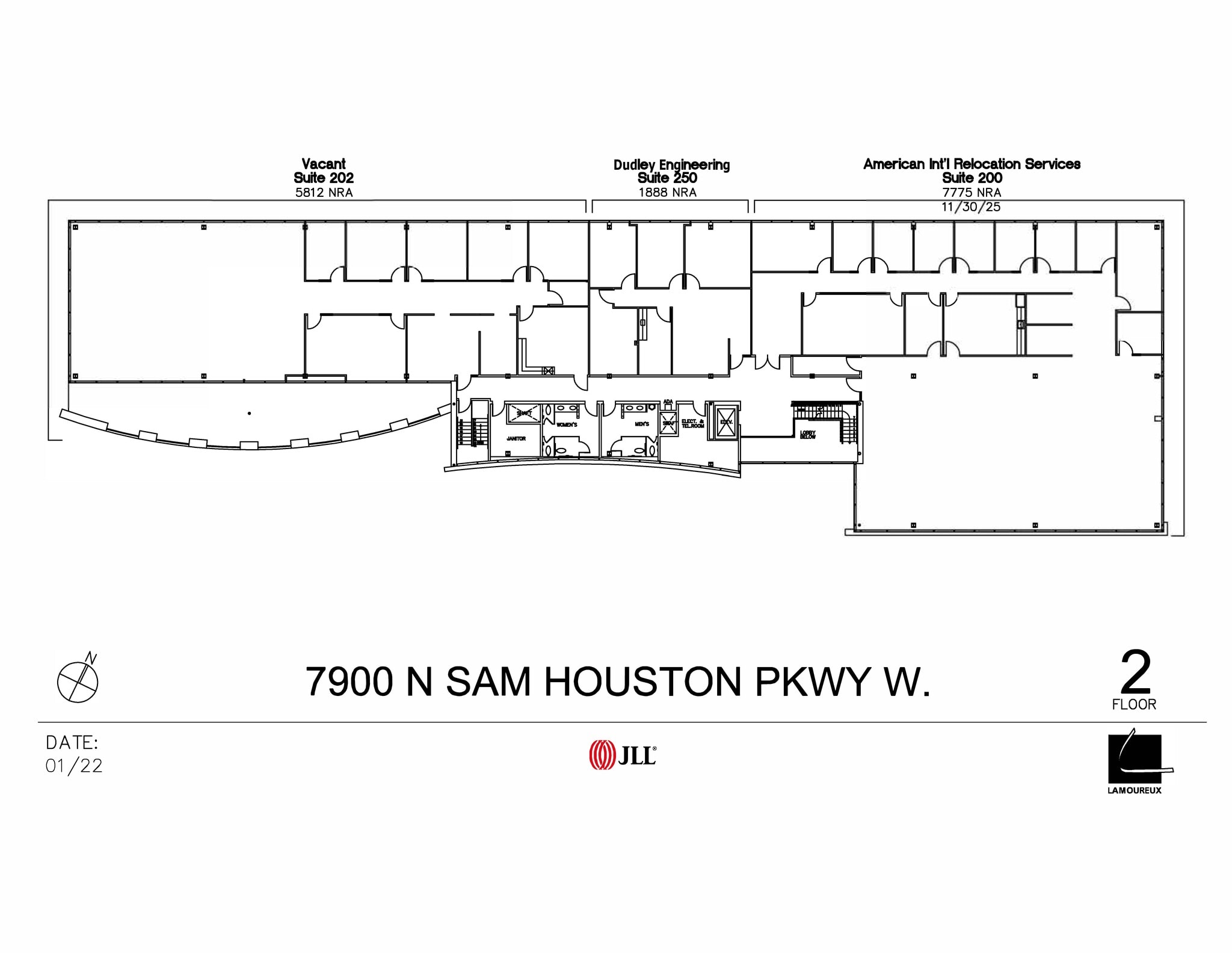 7900 N Sam Houston Pky W, Houston, TX for lease Site Plan- Image 1 of 2
