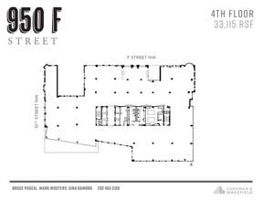 950 F St NW, Washington, DC for lease Floor Plan- Image 2 of 2