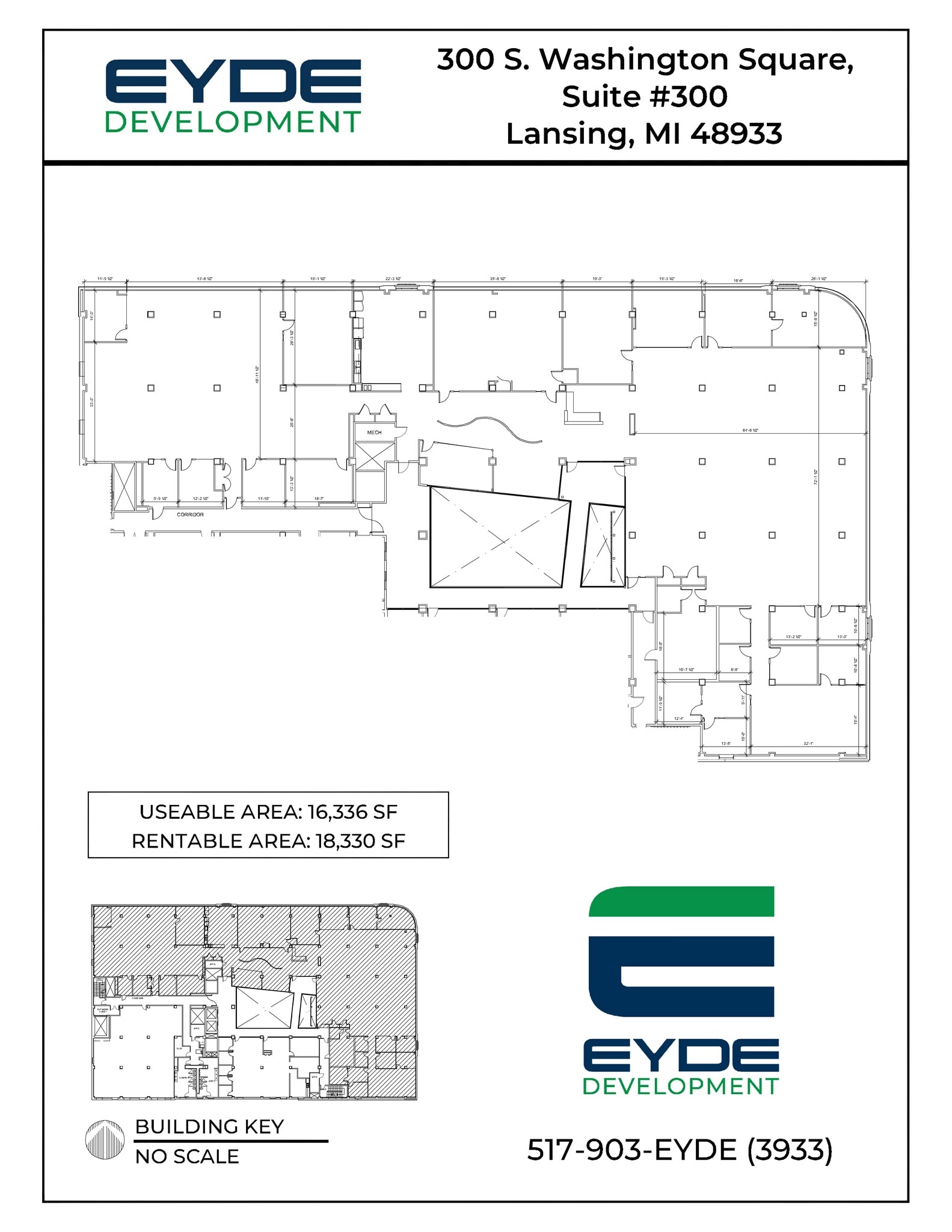 300 S Washington Sq, Lansing, MI for lease Site Plan- Image 1 of 1