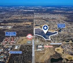 NEQ of N Aspen Ave & E 51st Street S, Broken Arrow, OK - Aérien  Vue de la carte - Image1