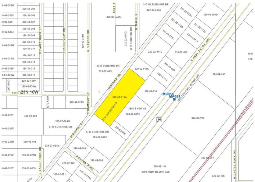 3750 Sunshine Dr, Kingman, AZ à vendre - Plan cadastral - Image 2 de 3