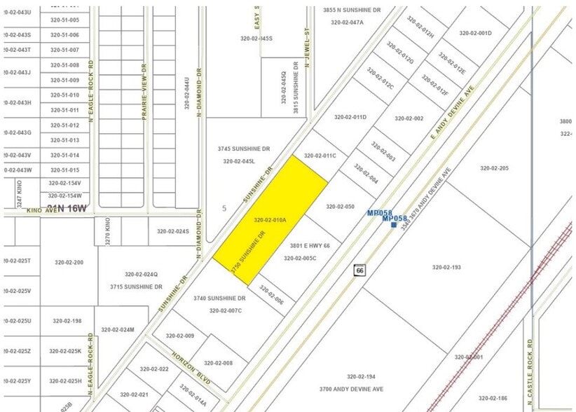 3750 Sunshine Dr, Kingman, AZ for sale - Plat Map - Image 2 of 3