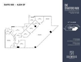 18383 Preston Rd, Dallas, TX à louer Plan d’étage- Image 1 de 1