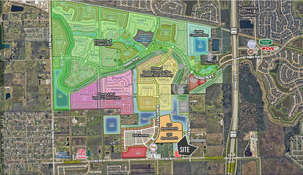 NWQ of CR-58 & Croix Pkwy, Manvel, TX for lease - Building Photo - Image 3 of 4