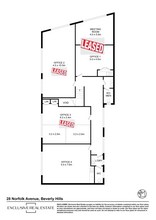28 Norfolk Ave, Beverly Hills for lease Floor Plan- Image 2 of 2