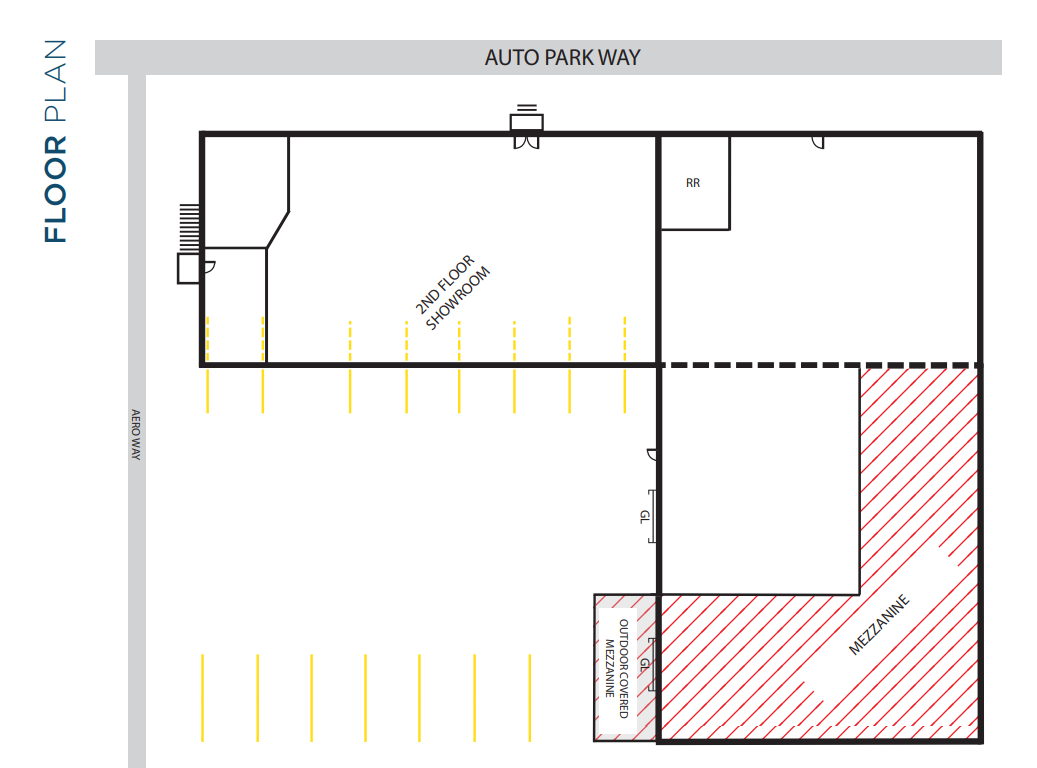 2426 Auto Park Way, Escondido, CA à louer Plan d  tage- Image 1 de 1