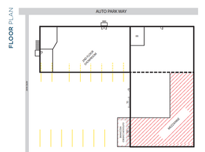 2426 Auto Park Way, Escondido, CA à louer Plan d  tage- Image 1 de 1