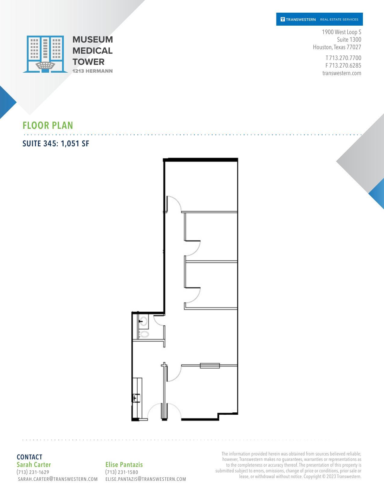 1213 Hermann Dr, Houston, TX à louer Plan d  tage- Image 1 de 1