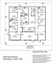 15055 East Fwy, Channelview, TX à louer Plan d’étage- Image 1 de 1