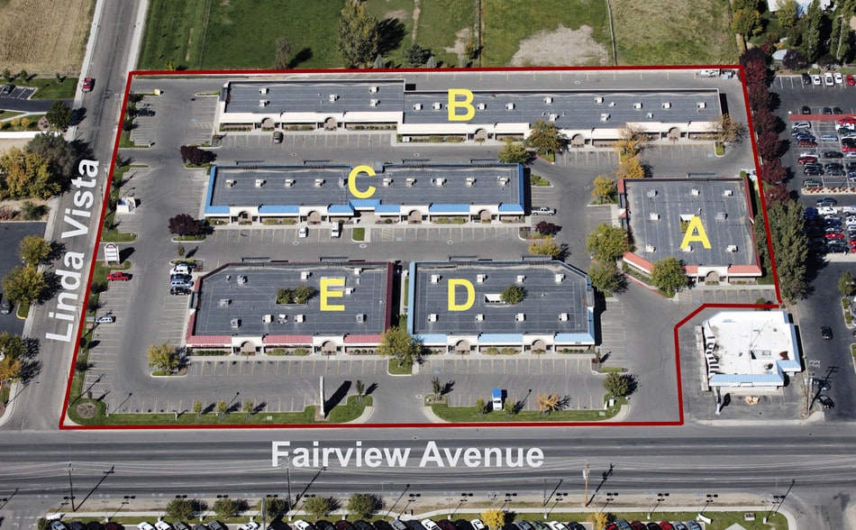 9504-9522 W Fairview Ave, Boise, ID à louer - Aérien - Image 2 de 6