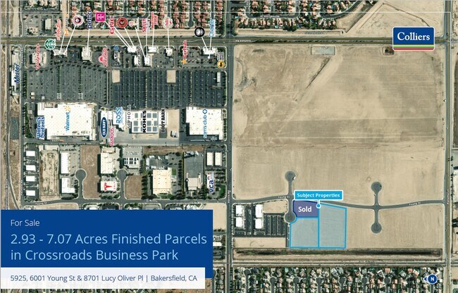 More details for Crossroads Business park, Bakersfield, CA - Land for Sale