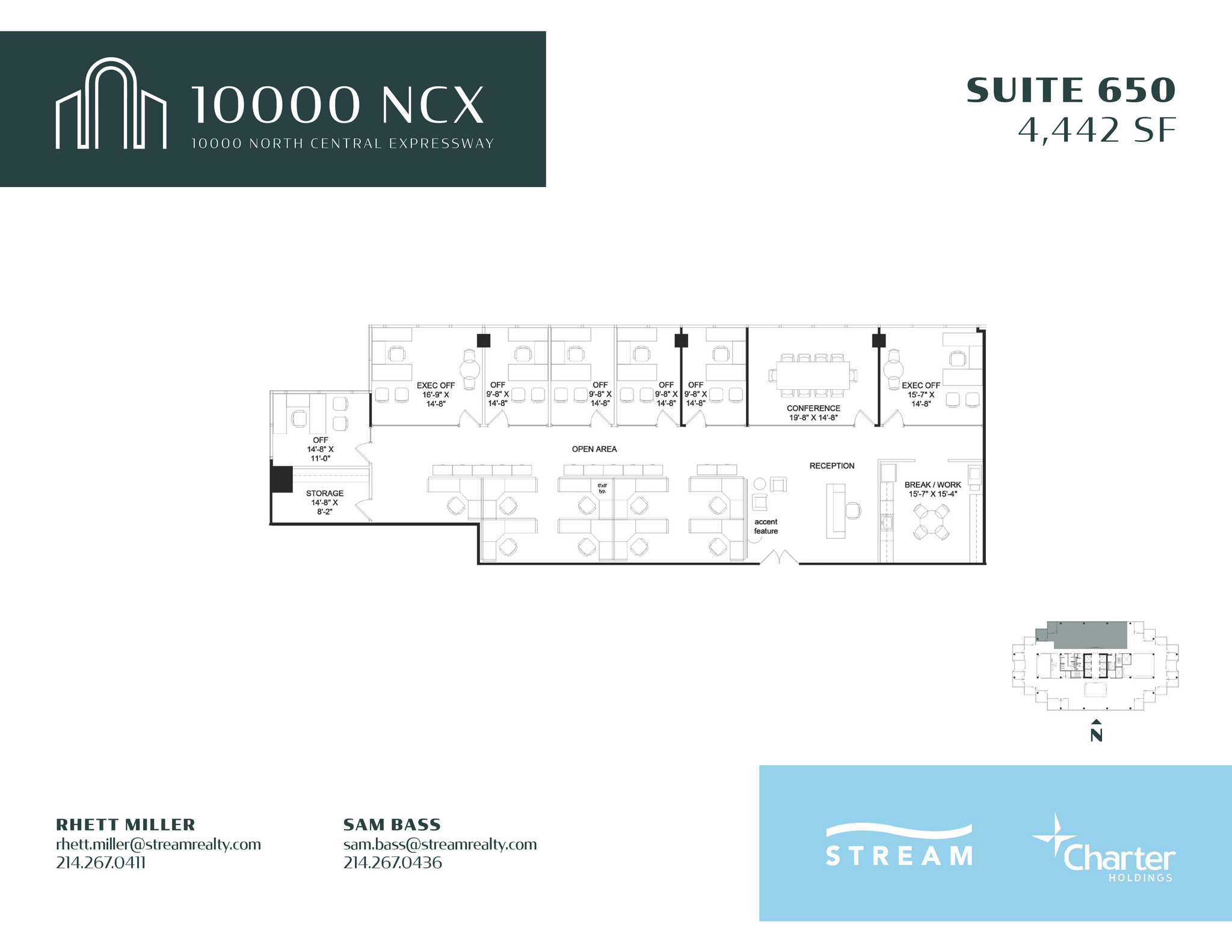 10000 N Central Expy, Dallas, TX à louer Plan d  tage- Image 1 de 1