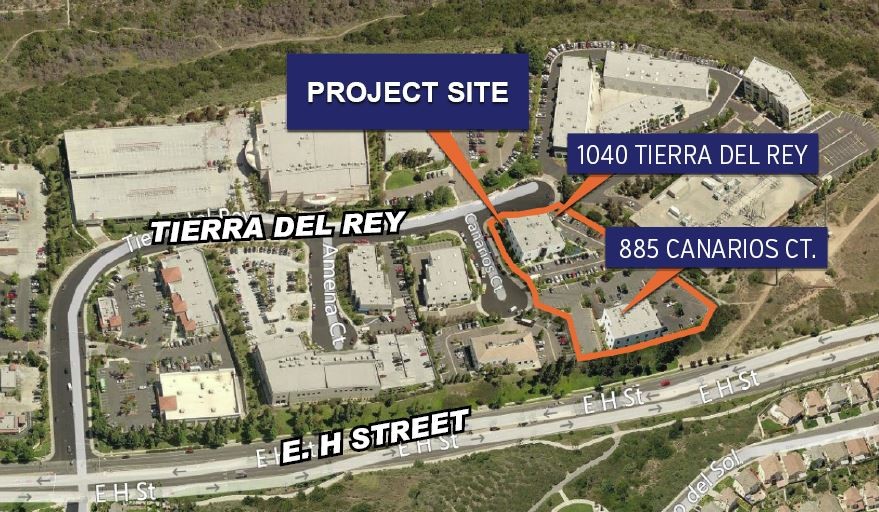 1040 Tierra Del Rey, Chula Vista, CA for lease - Aerial - Image 2 of 5