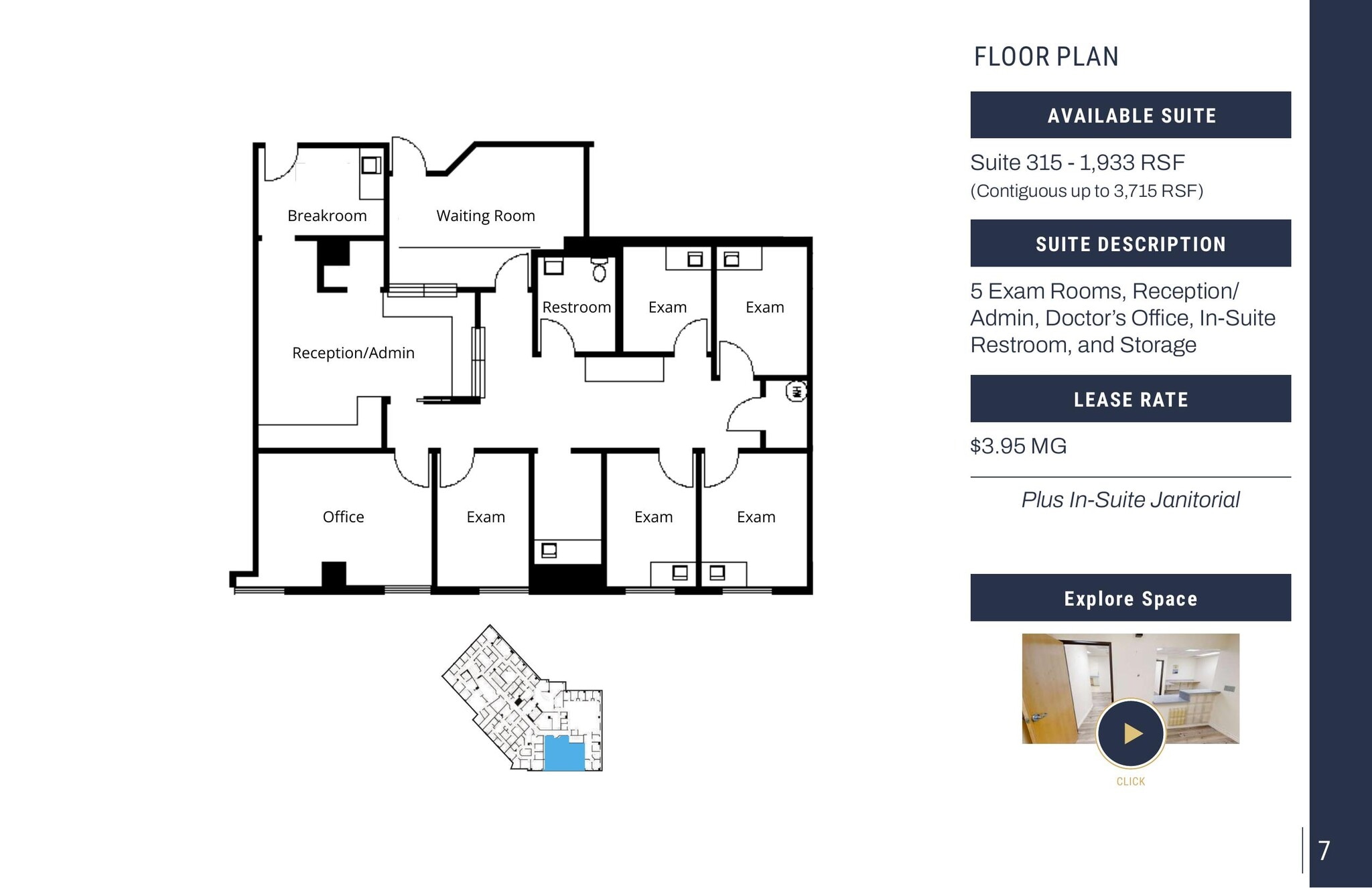 222 W Eulalia St, Glendale, CA for lease Floor Plan- Image 1 of 1