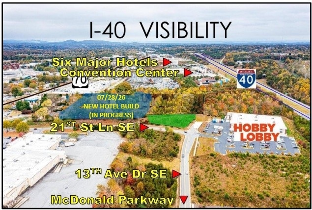 00 21st St SE, Hickory, NC for sale Aerial- Image 1 of 4