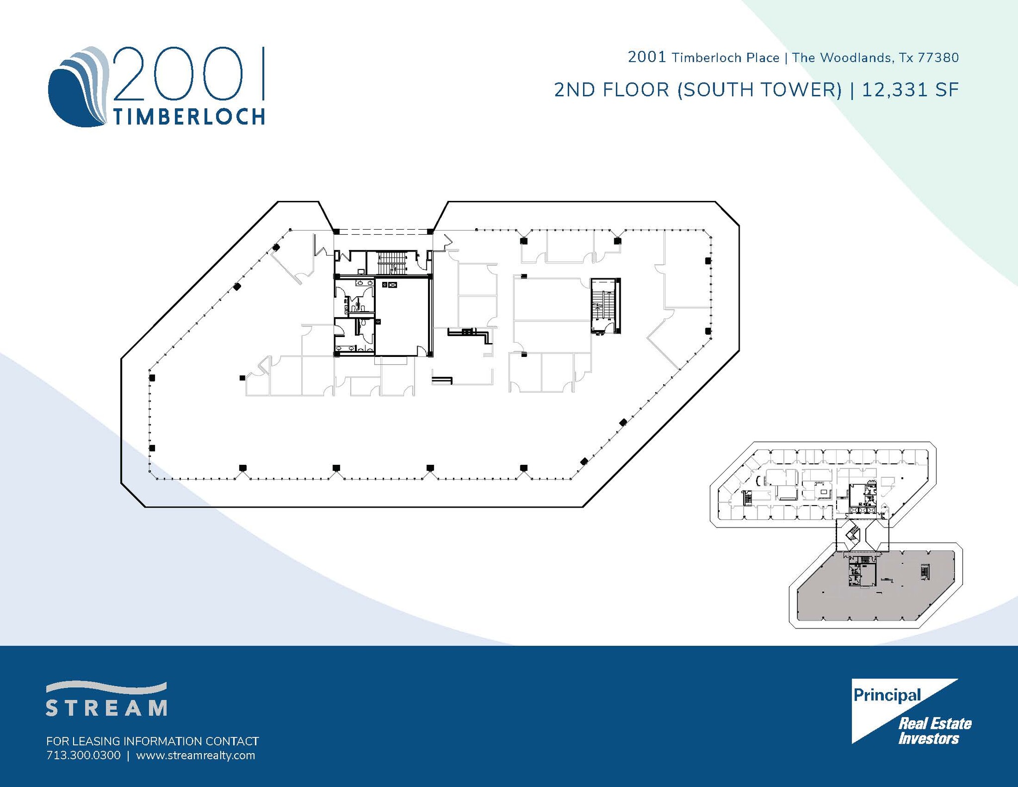 2001 Timberloch Pl, The Woodlands, TX à louer Plan d  tage- Image 1 de 1