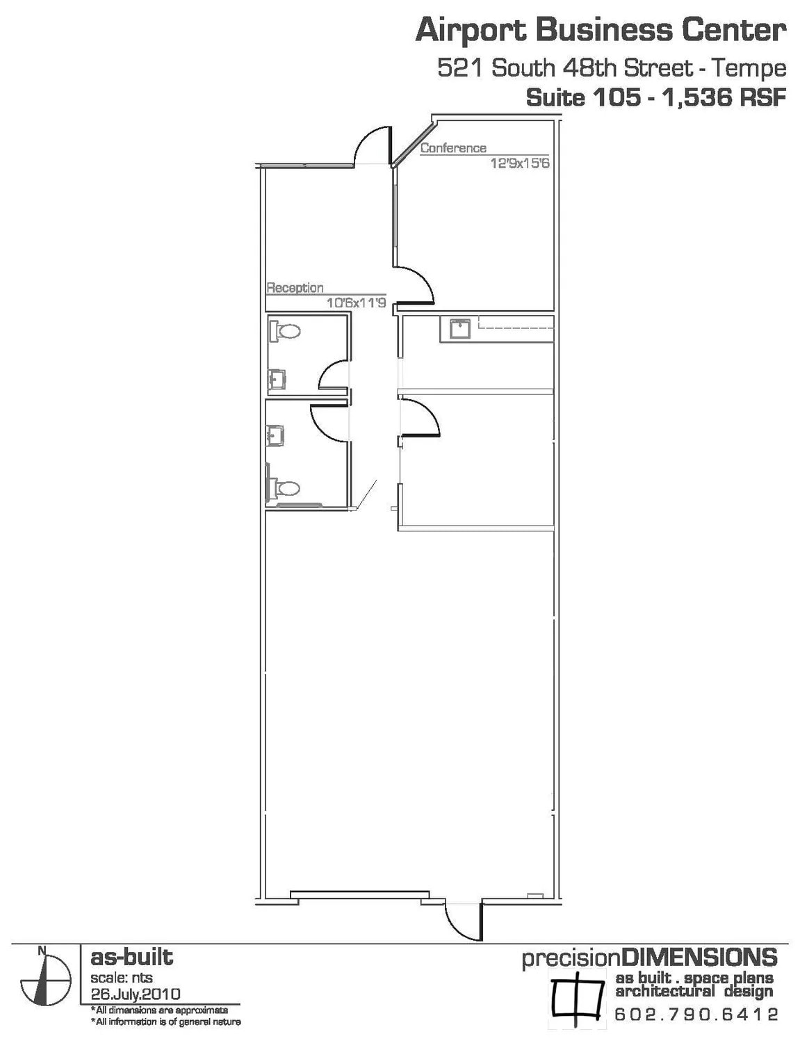 637 S 48th St, Tempe, AZ for lease Floor Plan- Image 1 of 1