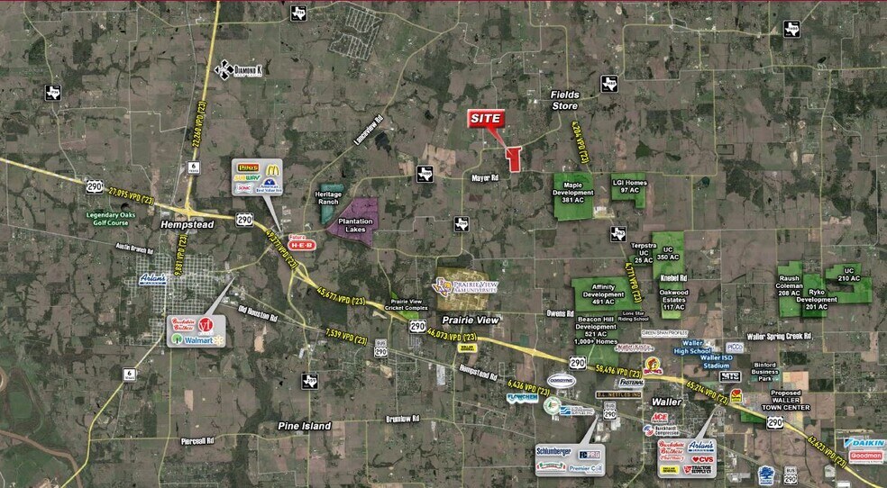 FM-1488 & Mayer Rd, Hempstead, TX à vendre - Photo du bâtiment - Image 2 de 2