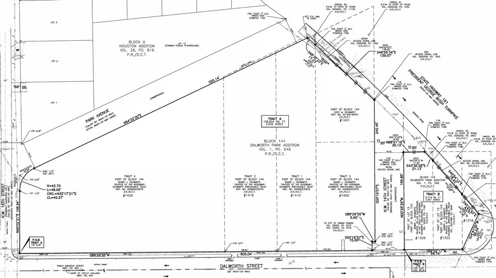 1318 Dalworth Street, Grand Prairie, TX à vendre - Plan cadastral - Image 2 de 2