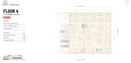 271 11th Ave, New York, NY à louer Plan d’étage- Image 2 de 2