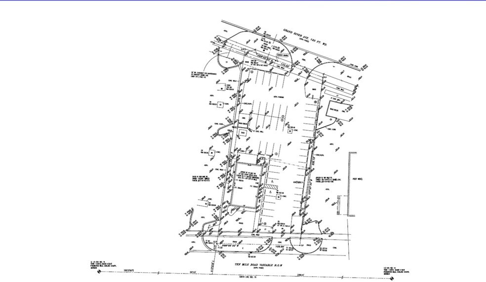38300 W 10 Mile Rd, Farmington, MI à vendre - Plan cadastral - Image 3 de 3