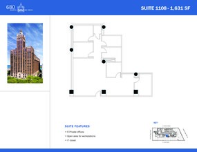 680 N Lake Shore Dr, Chicago, IL à louer Plan d  tage- Image 1 de 1