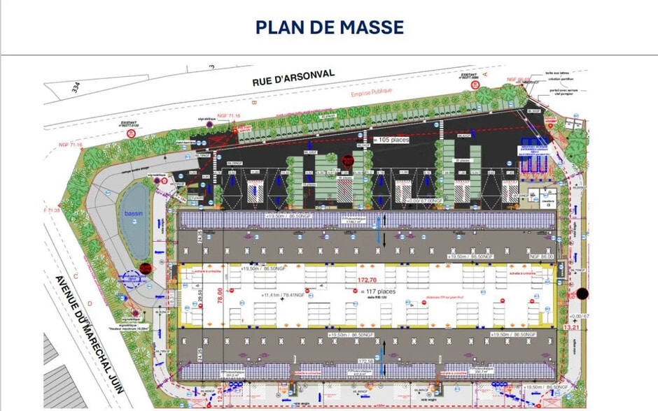Bureau dans Gonesse à louer - Plan de site - Image 2 de 4