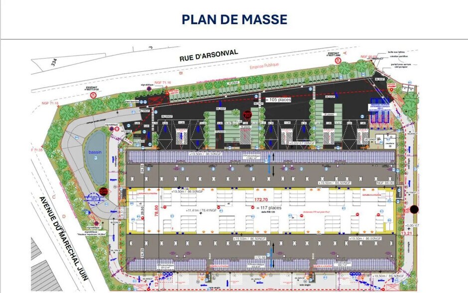 Office in Gonesse for lease - Site Plan - Image 2 of 4