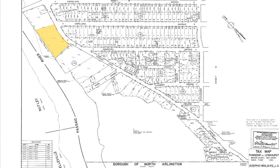 601 Riverside Ave, Lyndhurst, NJ à louer - Plan cadastral - Image 2 de 23