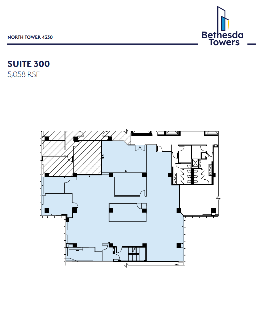 4340 East-West Hwy, Bethesda, MD for lease Floor Plan- Image 1 of 1