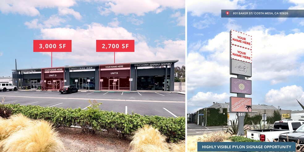 801 Baker St, Costa Mesa, CA for lease - Building Photo - Image 1 of 4