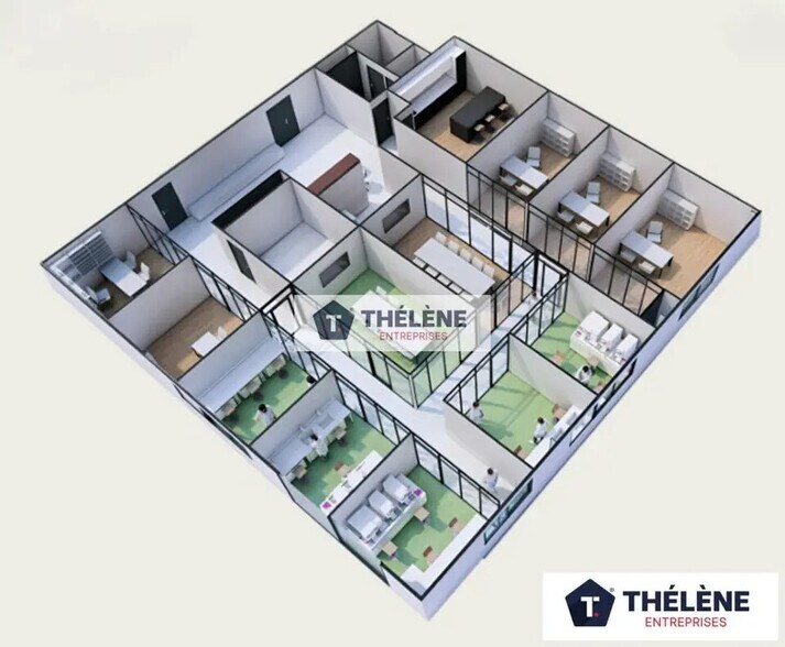 Office in Montpellier for lease - Floor Plan - Image 3 of 10