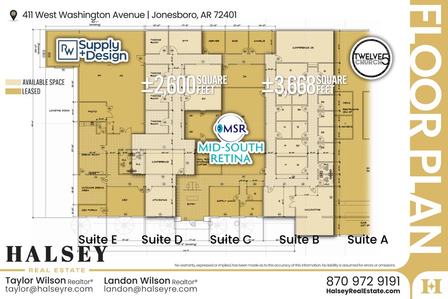 411 W Washington Ave, Jonesboro, AR à louer - Photo du bâtiment - Image 3 de 4