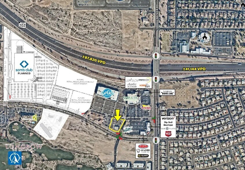 5854 Longbow, Mesa, AZ à louer - Aérien - Image 2 de 2