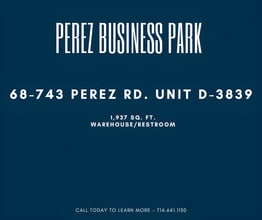 68733 Perez Rd, Cathedral City, CA for lease Other- Image 1 of 2