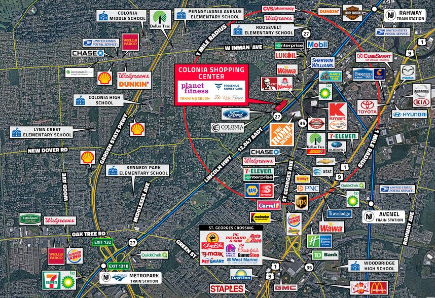 Rte 27, Woodbridge, NJ à louer - Aérien - Image 2 de 10