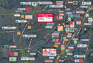 Rte 27, Woodbridge, NJ - AÉRIEN Vue de la carte