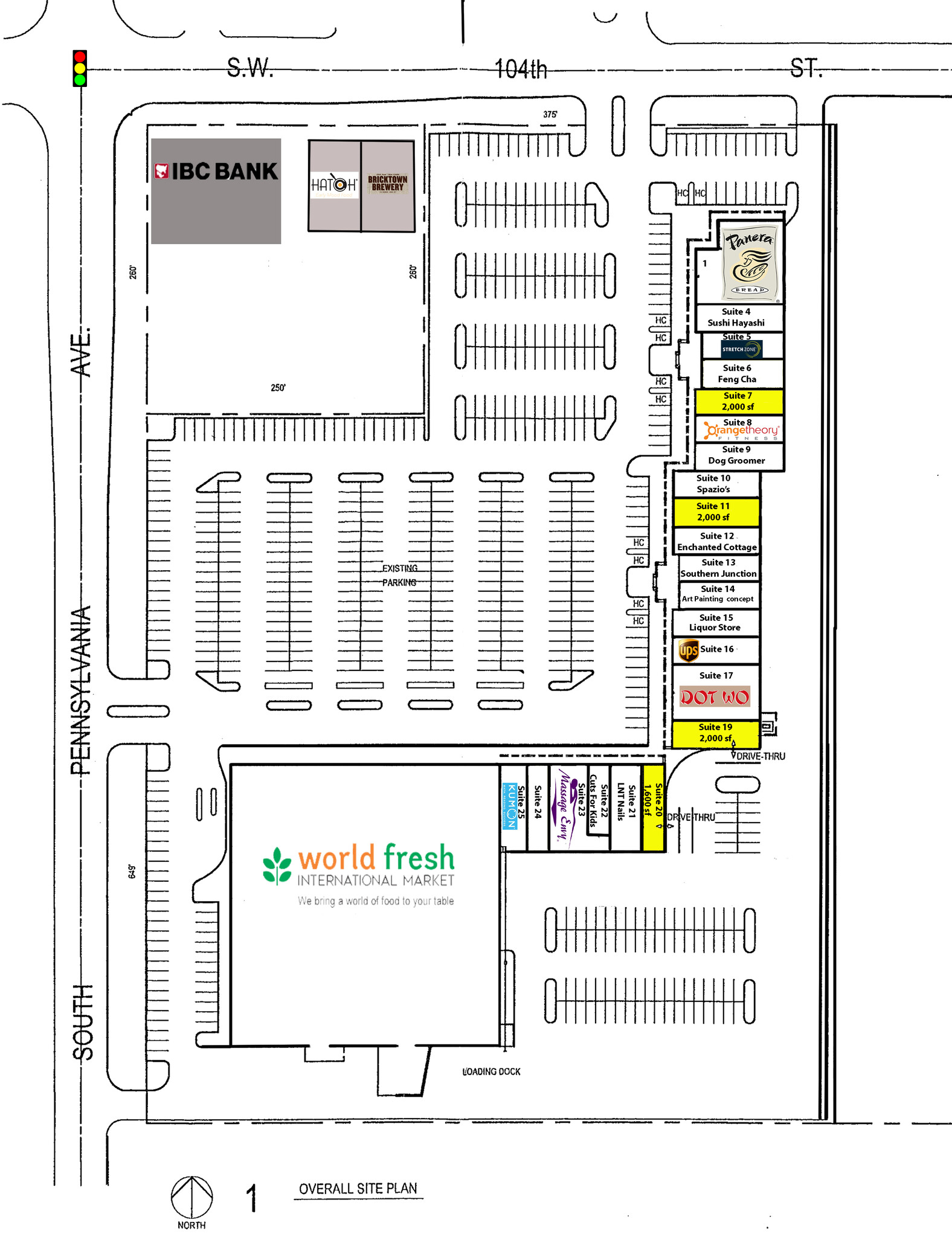 10600-10700 S Pennsylvania St, Oklahoma City, OK à louer Plan de site- Image 1 de 2