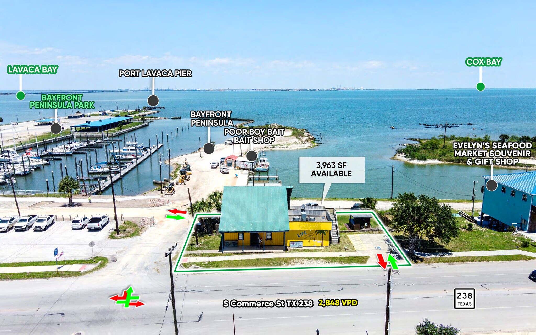 206 S Commerce St, Port Lavaca, TX à vendre Photo du bâtiment- Image 1 de 10