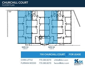 700 Churchill Ct, Woodstock, GA for lease Floor Plan- Image 1 of 1