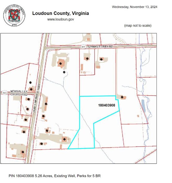 Spinks Ferry Road, Leesburg, VA for sale - Plat Map - Image 2 of 2