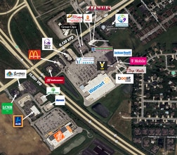 1355-1359 Leesburg Ave, Washington Court House, OH - AERIAL map view