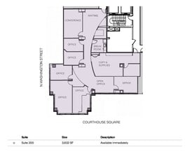 11 N Washington St, Rockville, MD for lease Floor Plan- Image 1 of 1
