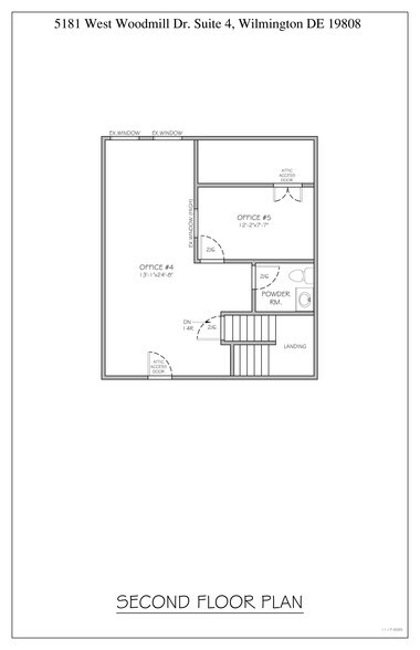 5181 W Woodmill Dr, Wilmington, DE à louer - Plan d’étage - Image 3 de 8