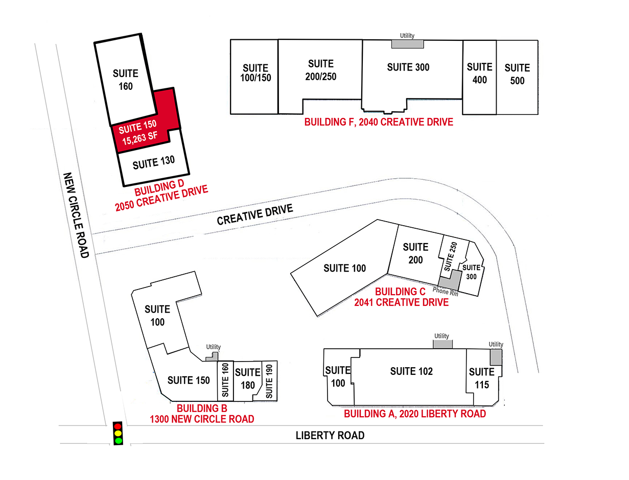 2041 A Creative Dr, Lexington, KY for lease Site Plan- Image 1 of 1